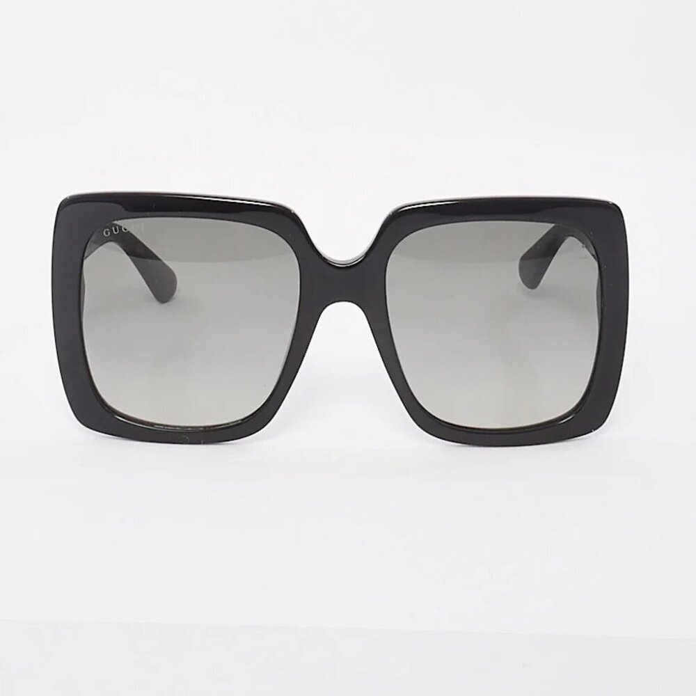 Gucci sunglasses rhinestone bling crystal black silver oversized frame rare - Picture 2 of 5
